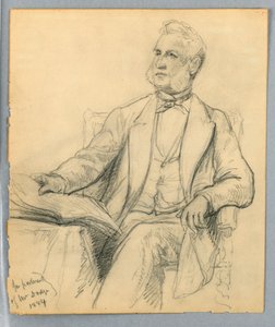 William E. Dodge sitzend, 1884 von Daniel Huntington