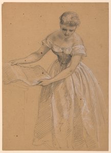 Stehende Frau, 1860 von Daniel Huntington