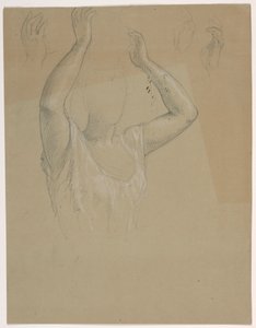 Frau mit erhobenen Händen A, 1844–45 von Daniel Huntington