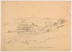 Groton Heights vom Hügel nordöstlich von New London