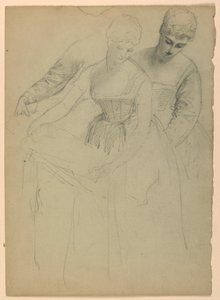 Stehende Frau von Daniel Huntington