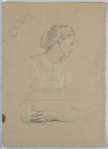 Studie für "Martha Washington Empfang"