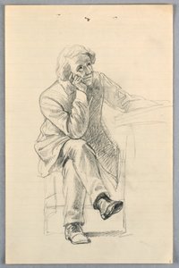 Studie für "Wissenschaftliche Gruppe" von Daniel Huntington