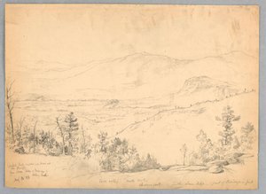 Blick nach Süden vom Mt. Kearsarge, New Hampshire von Daniel Huntington
