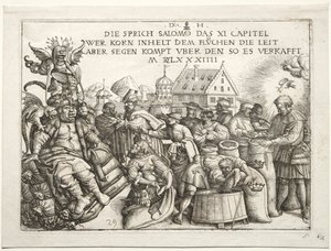 Illustration zu Sprüche XI (Die Kornhorter)