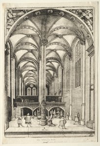 Ansicht im Inneren der St. Katharinenkirche in Augsburg