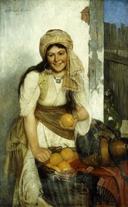 Die Orangenverkäuferin von Daniel Israel