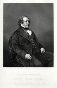 John Campbell, 1. Baron Campbell, britischer liberaler Politiker und Anwalt, um 1880 von Daniel John Pound