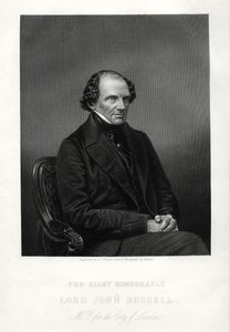 Der Rechte Ehrenwerte John Russell, 1. Earl Russell, britischer liberaler Staatsmann, um 1880 von Daniel John Pound