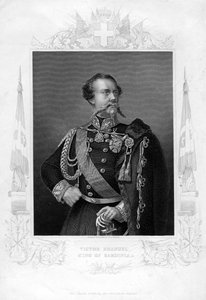 Viktor Emanuel, König von Sardinien, 19. Jahrhundert von Daniel John Pound