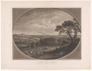 Ansicht von London, gesehen von Hampstead Heath von Daniel Lerpinière