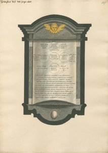 Gedenkstätte für Honoria Cason, Nathaniel, Thomas, Hannah und Honoria White aus der Greenford Kirche von Daniel Lysons