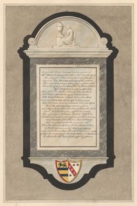 Gedenkstätte für Mrs. Mary Gregory, Caroline Gregory, John Gregory, Abigail Gregory, William Gregory, Mary Abigail Gregory, sechs Kinder: Charlotte, Louisa, Georgina, Michael, Emma und George Gregory und Charles John Gregory aus der Kirche von Cranford von Daniel Lysons