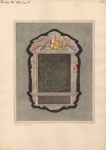 Gedenkstätte für Sir William Herbert aus der Hendon Kirche von Daniel Lysons