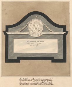 Denkmal für einen Dichter, Richard Tickell aus der Kirche von Hampton