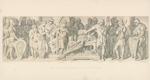 Harolds Treueeid an Wilhelm, geschworen über die verborgenen Reliquien der Heiligen