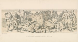 Der Tod von Tostig und Harald Hardrada nach der Schlacht von Stamford Bridge