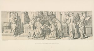 Die Hochzeit von Harold mit Aldyth, Schwester von Edwin und Morcar