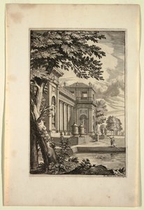 Tafel im Nouveaux Livre de Paysages (Neues Buch der Landschaften)
