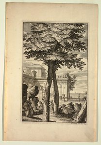 Tafel im Nouveaux Livre de Paysages (Neues Buch der Landschaften) von Daniel Marot