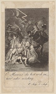 Blatt 11 zu Shakespeares "Coriolan" von Daniel Nikolaus Chodowiecki
