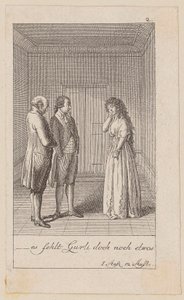 Blatt 2 zu Aug. von Kotzebues "Die Indianer in England" von Daniel Nikolaus Chodowiecki