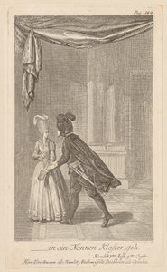 Gespräch mit Ophelia von Daniel Nikolaus Chodowiecki