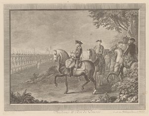 König Friedrich II. von Preußen, Wachtparade in Potsdam