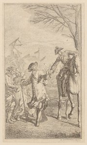 Lied vom braven Mann, Blatt 2 aus der ersten Ausgabe der "Gedichte von Gottfried August Bürger" von Daniel Nikolaus Chodowiecki
