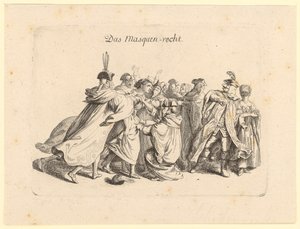 Maskenrecht von Daniel Nikolaus Chodowiecki
