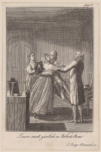 Robert und Louise umarmen sich