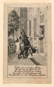 Die Vergeltung, Illustration für "Königl: Grosbrit [anische] Genealogischer Kalender auf das 1780 Jahr Lauenberg bey J.G. Berenberg" von Daniel Nikolaus Chodowiecki