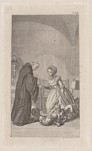 Titelkupfer zu "Der graue Bruder" von Daniel Nikolaus Chodowiecki