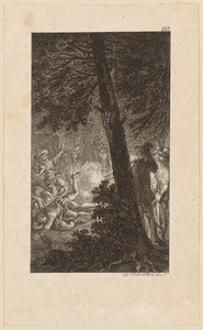 Titelkupfer zu "Gil Blas von Santillana", Band 3 von Daniel Nikolaus Chodowiecki