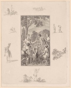 Titelkupfer zu Mad. de Genlis "Herbies moreaux" von Daniel Nikolaus Chodowiecki