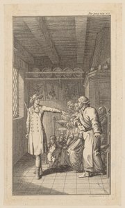 Titelkupfer zu O. Goldsmiths "Vicar of Wakefield"