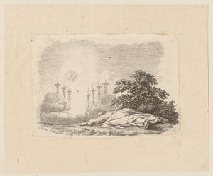 Vignette zu Lavaters "Jesus Messias" von Daniel Nikolaus Chodowiecki