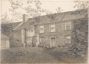 Altes Haus in Corby, Northumberland, ca. 1916
