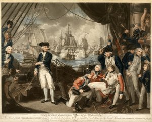 Sieg von Lord Howe am glorreichen Ersten Juni 1794 von Daniel Orme