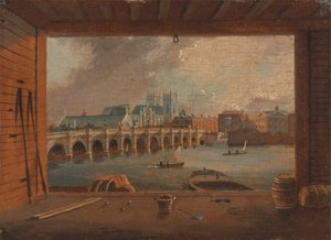 Ansicht der Westminster Bridge von Daniel Turner