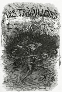 Illustration für den Roman Les Travailleurs de la Mer, 19. Jahrhundert