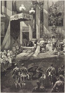 Die Geburt eines Kindes von Daniel Vierge