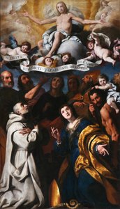 Christus mit Heiligen