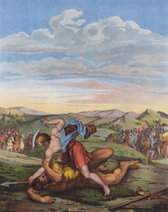 David besiegt Goliath von Daniele da Volterra 1509 66 after Daniele da Volterra 1509 66 after