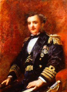 Porträt von Admiral Mervyn Medlycott