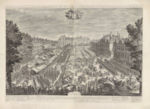 Haager Kirmes mit dem Prinzen und der Prinzessin von Oranien, 1686 von Daniël Marot (I)