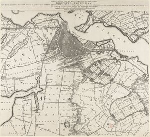 Karte von Amsterdam und umliegenden Gebieten