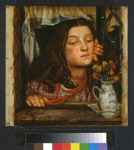 Mädchen am Gitter, 1862