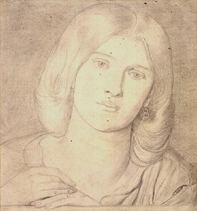 Miss Fanny Cornforth, ca. 1860 von Dante Gabriel Charles Rossetti