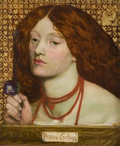 Regina Cordium (Herzkönigin) von Dante Gabriel Charles Rossetti